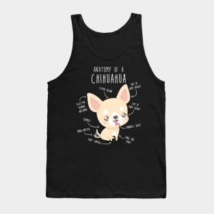 Chihuahua Anatomy Tank Top